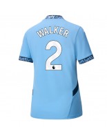 Manchester City Kyle Walker #2 Kotipaita Naisten 2024-25 Lyhythihainen